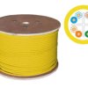 Kabel U/UTP kat.6 LSOH 4x2x23AWG B2ca 500m (ŻÓŁTA powłoka) 25 lat gwarancji