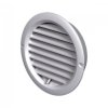Kratka okrągła fi 125 mm z regulowaną ża luzją biała WPMV125BVRWH VENTS