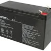 Akumulator; kwasowy bezobsługowy AGM; LP7-12; 12V; 7Ah; 151x65x94(101)mm; konektor 4,8 mm; VIPOW; 2,15kg