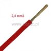 LGY 2,5 / 750V kabel czerwony linka