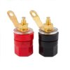 4mm Audio Speaker Female Terminal - 301 - Gold-plated Banana Connector - 1 pair