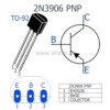 Tranzystor PNP 40V 0.2A 0,6W TO92