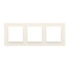 SIMON 10 Ramka 3 potrójna uniwersalna poziom i pion kremowy CR3/41 KONTAKT SIMON