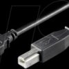 68901 USB 2.0 Hi-Speed cable, A-connector > B-connector 3.0 m black