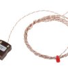 Termopara z odsłoniętym złączem T średnica 1/0.2mm długość 2m -75°C do +250°C Wtyk miniaturowy RS PRO