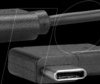 USB2AC1MR USB 2.0 cable USB-a to USB-C angled 1.0 m.