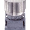 Przełącznik wciskany, wandaloodporny zatrzask TRU COMPONENTS LAS1-BGQ-11ZE/R/12V, 1 x wył/wł, IP67, 1 szt.
