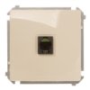 Simon Basic Gniazdo Telefoniczne Pojedyncze Rj11 Beżowe Bmtu.01/12