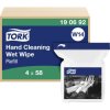 Tork 190692 Cleaning Tissue 1-Ply Wet Hand Wipes Easy Refill 232 Pieces