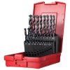 Dormer A190201 A190 No.201 Metric HSS Drill Set of 19 1.0-10.0 x 0.5mm