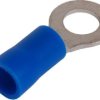 Końcówka kablowa izolowana oczkowa Cu M5 100szt niebieska OKB5