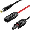 Kabel adaptera solarnego, DC7909/M na 2x MC4/MF, CU, czarny/czerwony, 1,8 m
