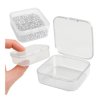 Plastikowe pudełeczko 50x50x20mm - zamykany pojemniczek - Organizer