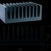 Profile heat sink, 100x100x40mm, 1.3K/W