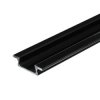 Profil led MiniLUX WPUST 1m czarny meblowy wpuszczany do frezu