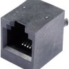 złącze żeńskie do wbudowania pionowego RJ11 BEL Stewart Connectors SS65600-002F Ilość styków: 6P4C 1 szt.