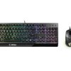 S11-04DE601-CLA Keyboard/mouse combination, USB, RGB, black