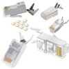 Wtyk RJ45 kat6 kat7 pass through ekran ext. 10 sztuk