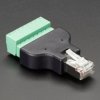 Ethernet RJ45 Male Plug Terminal Block