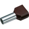 Cimco 187723 Ferrule Twin ferrule 1.5 mm² Black Partially insulated