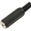 Gniazdo Jack 2,5mm STEREO plastik na przewód