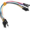 Wire Jumpers Male to Female (15 cm length, 10pcs) MIKROE-512, package with 10 pieces