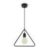 Lampa Wisząca VT-7321 E27 Max. 60W Trójkąt Czarna 3838