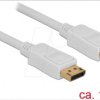 84863 Cable 4K DisplayPort 1.2 male > DisplayPort male, white, 10 m