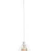 Lampa wisząca loftowa 1xE27 FOSKAL WHITE