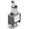 Toggle switch, metal, 2 pole, latching, On-On, 2 A/125 VAC, 28 VDC, silver-plated, 1825222-7