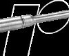 0452FDLF075/SB ERSADUR desoldering tip, for CHIP TOOL desoldering tweezers (045