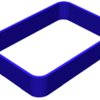 Enclosure ring, TPU, (L x W x H) 80 x 56 x 15 mm, blue, RWK-2.12