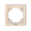 Ramka pośrednia do łączników IP44 beżowy 1DRPH