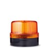 Lampa sygnalizacyjna LED 24 V AC/DC Migające Pomarańczowy Montaż na podstawie, montaż panelowy LED