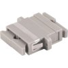 FO connector, SC duplex socket to SC duplex socket, OM1/OM2, multimode, ceramic, beige, BYB-4-98F2119