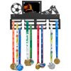 Wieszak metalowy na medale 40cm piłka i korki + ramka
