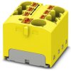 Distribution block, push-in connection, 0.2-6.0 mm², 7 pole, 32 A, 6 kV, yellow, 3273862