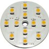 Moduł 12xLed 12V, biały ciepły, średnica 32mm