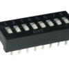 DIPSWITCH 8x BLACK