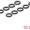 12680 O-Ring Silicone for M8 6 Pin Plug black 10 pieces