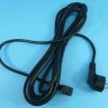 KABEL C13->WT.SIEC. 5,00mb KĄT.CZARNY