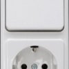108802007 STANDARD - Off/toggle switch socket combination, Arctic white