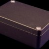 Aluminum die cast enclosure, (L x W x H) 98 x 65 x 34 mm, black (RAL 9005), IP66, 1550Z103BK