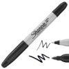 Marker Permanentny Dwustronny 2W1 Czarny 0,5-1,0Mm Sharpie Twin Tip