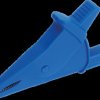 L9851-03 Krokodilklemme, 4 mm, blau