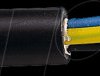 Underground cable NYY-J - 5 x 2.5 mm², black, 100 m