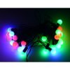 Lampki choinkowe LED kule - RGB - 40szt.