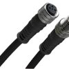 Przewód czujnik-siłownik ze złączem Złącze M12 liczba rdzeni 4 długość 5m Rodzaj A Żeńskie Złącze B Złącze M12