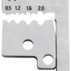 Cutter blade for stripping pliers, cable Ø 0.5-2 mm, L 25 mm, 16 g, 12 19 180