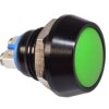 Przełącznik okrągły PBW12 2A metalowy zielony
